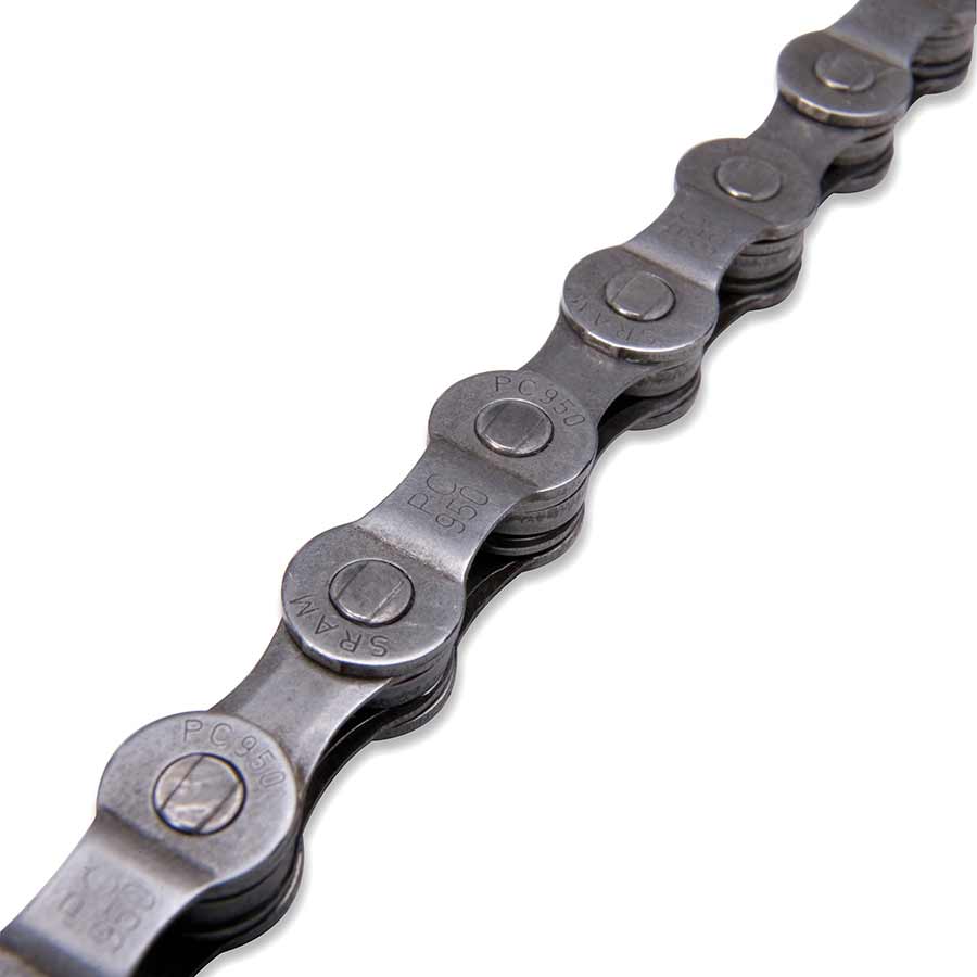 Cadena SRAM PC-850 PowerChain de 114 eslabones, 7/8 velocidades, gris, 25 unidades