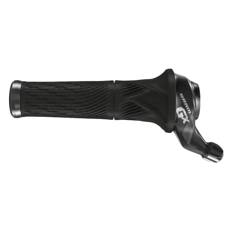 SRAM GX GripShift 2 velocidades delantera negra con puño de bloqueo