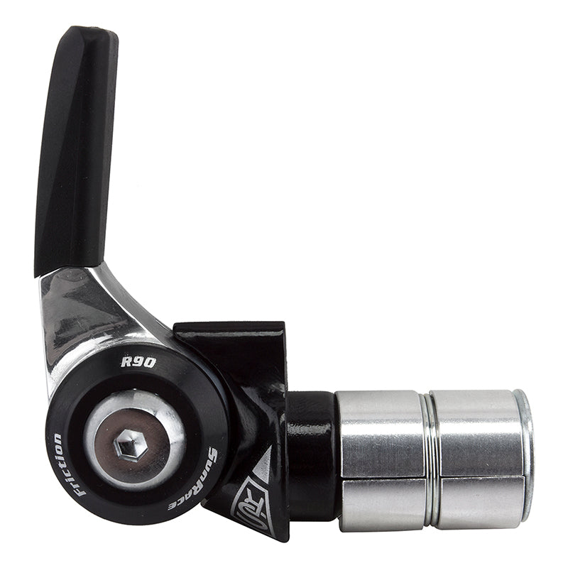 Maneta de cambio de fricción Sunrace SLR96 izquierda - Negro/Plateado