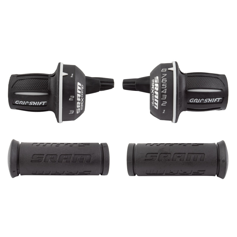 Juego de cambios SRAM MRX Comp de 8 velocidades, trasero, microfricción, delantero, incluye puños fijos