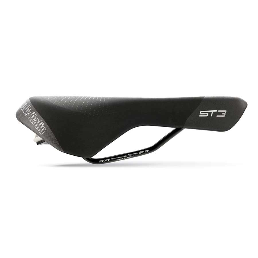 Sillín Selle Italia ST 3 SuperFlow 270 x 160 mm 406 g Negro/Hi-Viz