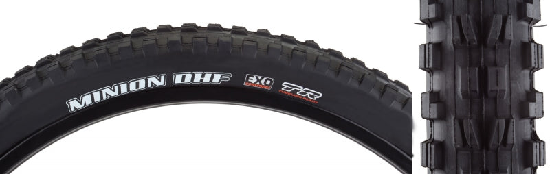 Neumático Maxxis Minion DHF - 27,5 x 2,3 sin cámara plegable negro de doble compuesto EXO