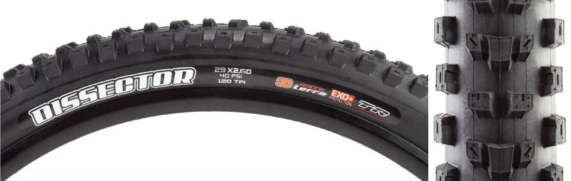Neumático Maxxis Dissector - 29 x 2.6 Tubeless Plegable BLK 3C Maxx Terra EXO+ Wide Trail
