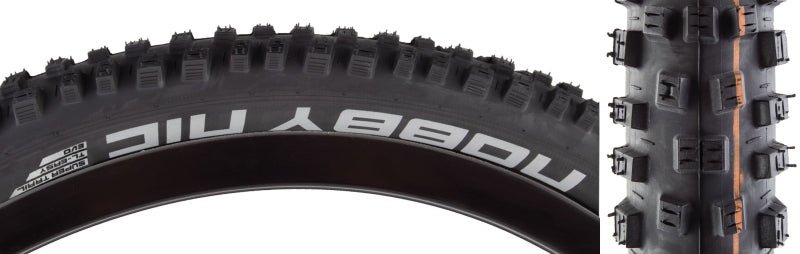 Neumático Schwalbe Nobby Nic - 29 x 2,4 sin cámara plegable BLK Evolution Addix Soft SuperTrail