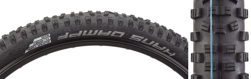 Neumático Schwalbe Hans Dampf - 29 x 2,6" Tubeless Plegable BLK Evolution Line Addix SpeedGrip Super Trail