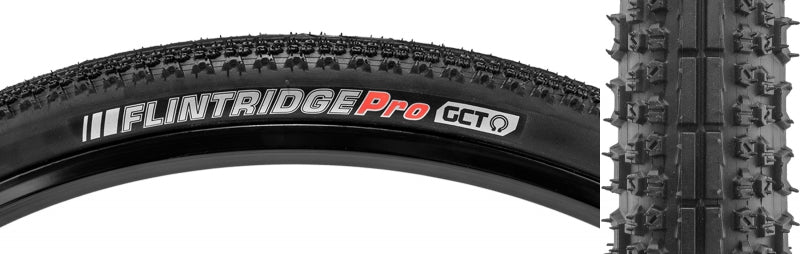 Neumático Kenda Flintridge Pro - 700 x 45 sin cámara, plegable, negro, 120 tpi, GCT