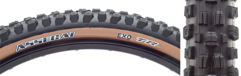 Neumático Maxxis Assegai - 29 x 2.5 Tubeless Plegable Tan EXO Wide Trail