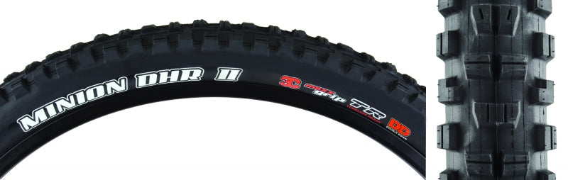 Neumático Maxxis Minion DHR II - 29 x 2,5 sin cámara, plegable, negro, 3C MaxxGrip DD