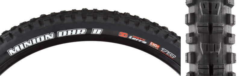 Neumático Maxxis Minion DHR II - 29 x 2,5 sin cámara plegable BLK 3C MaxxTerra EXO+