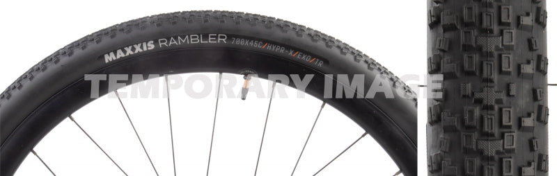 Neumático Maxxis Rambler - 700 x 45 sin cámara plegable negro/bronceado HYPR-X EXO