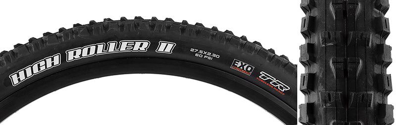 Neumático Maxxis High Roller II - 27,5 x 2,3 sin cámara plegable negro doble EXO