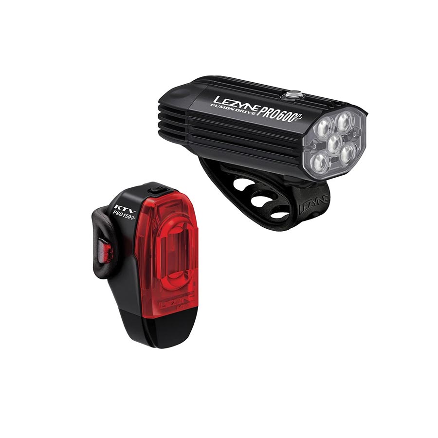 Par de luces Lezyne Fusion Drive Pro 600+ / KTV Drive Pro+
