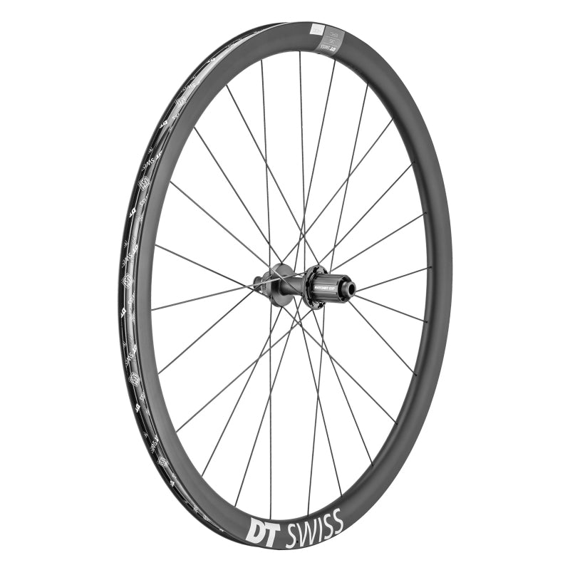 Rueda trasera DT Swiss ERC 1400 DiCut 35 - 700 12 x 142 mm Center-Lock HG11 Road/XDR Ratchet EXP 36 BLK