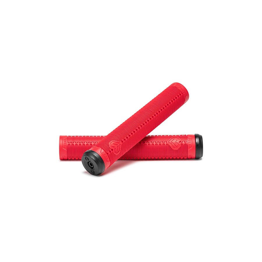 Empuñaduras Eclat Shogun de 166 mm, color rojo, par