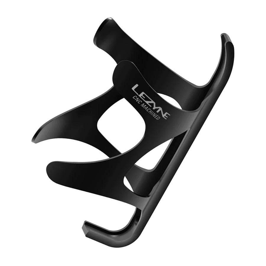 Jaula CNC Lezyne de aluminio negro/granallado