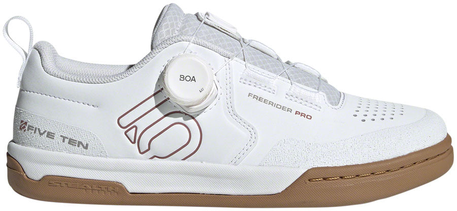 Five Ten Freerider Pro BOA Flat Shoes - Women's FTWR White/Warm Clay/Gray Three 5.5