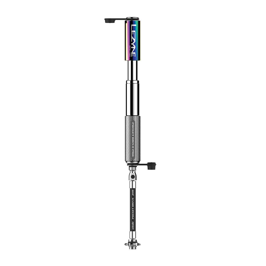 Lezyne Pocket Drive Pro Frame Pump - Neo Metallic