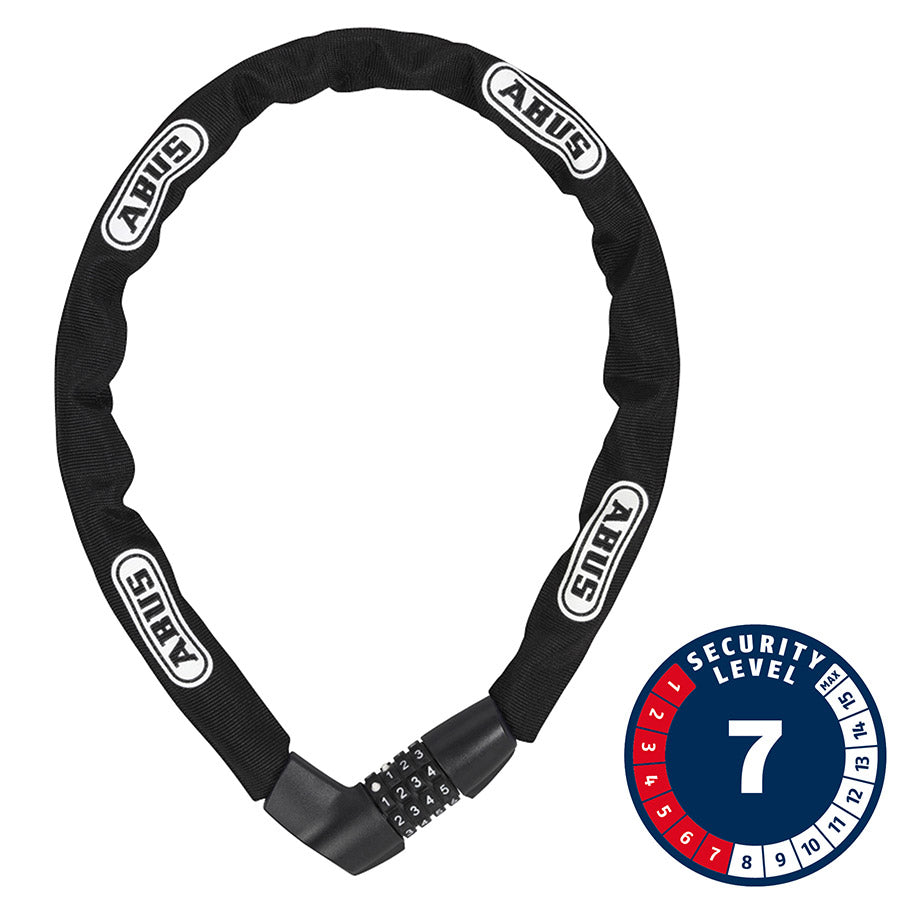 Abus Tresor 1385 Chain Lock Combo 7mm 110cm 3.6 Black