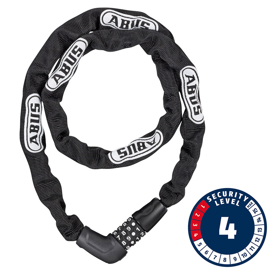 Candado de combinación ABUS Steel-O-Chain 5805C: 110/5 mm, color negro