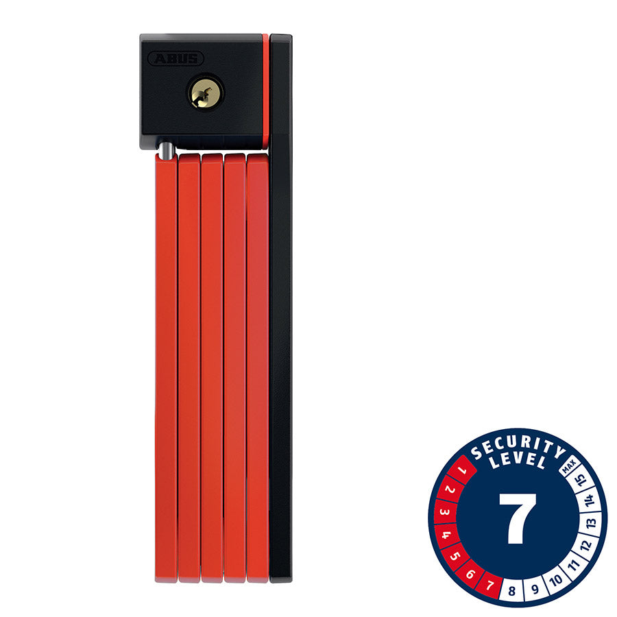 Candado plegable Abus Bordo uGrip 5700 SH con llave de 80 cm y 2,6 mm, color rojo