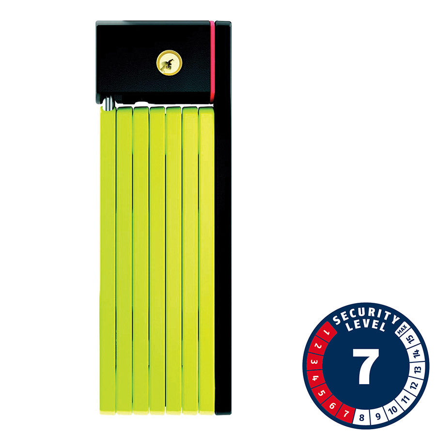 Candado plegable Abus Bordo Big uGrip 5700 con llave (100 cm, 3,3 mm, verde)