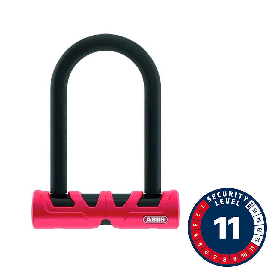 Abus Ultimate U-Lock - x 5.5" Keyed Black Includes Bracket