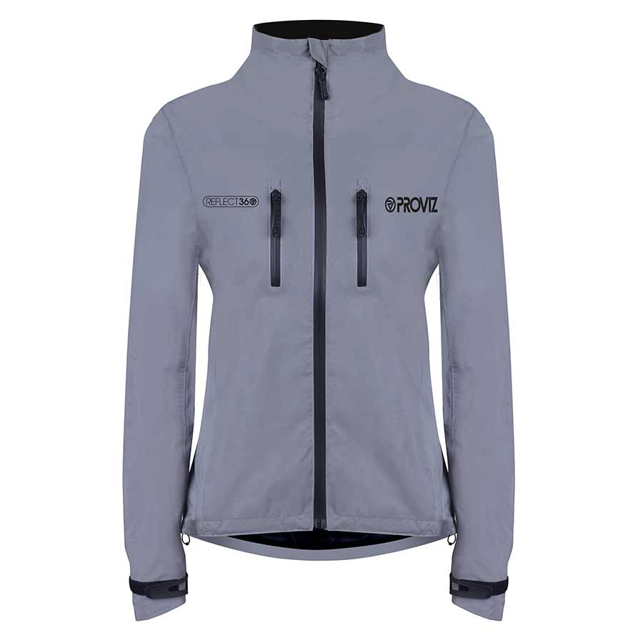Chaqueta Proviz REFLECT360 para mujer, color plata, talla 38