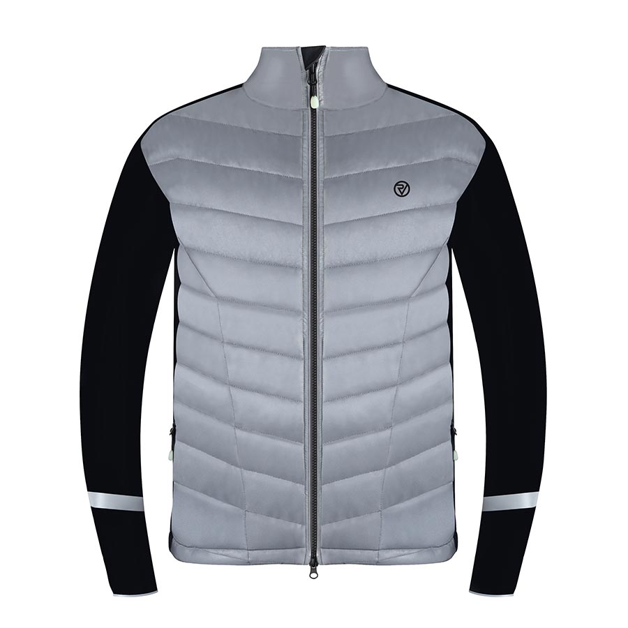 Chaqueta de bicicleta eléctrica Proviz REFLECT 360 para hombre, color plata y negro, talla S