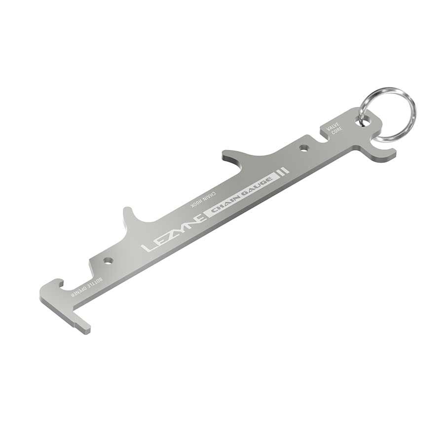 Indicador de desgaste del calibrador de cadena Lezyne plateado