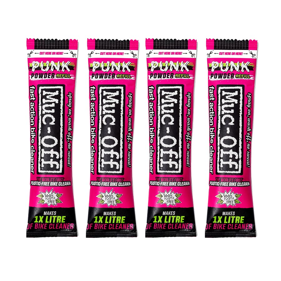 Polvos punk Muc-Off - Paquete de 4