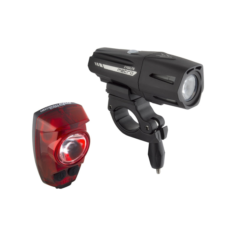 Juego de faros delanteros y traseros Cygolite Metro Plus 800/HotShot Pro 150