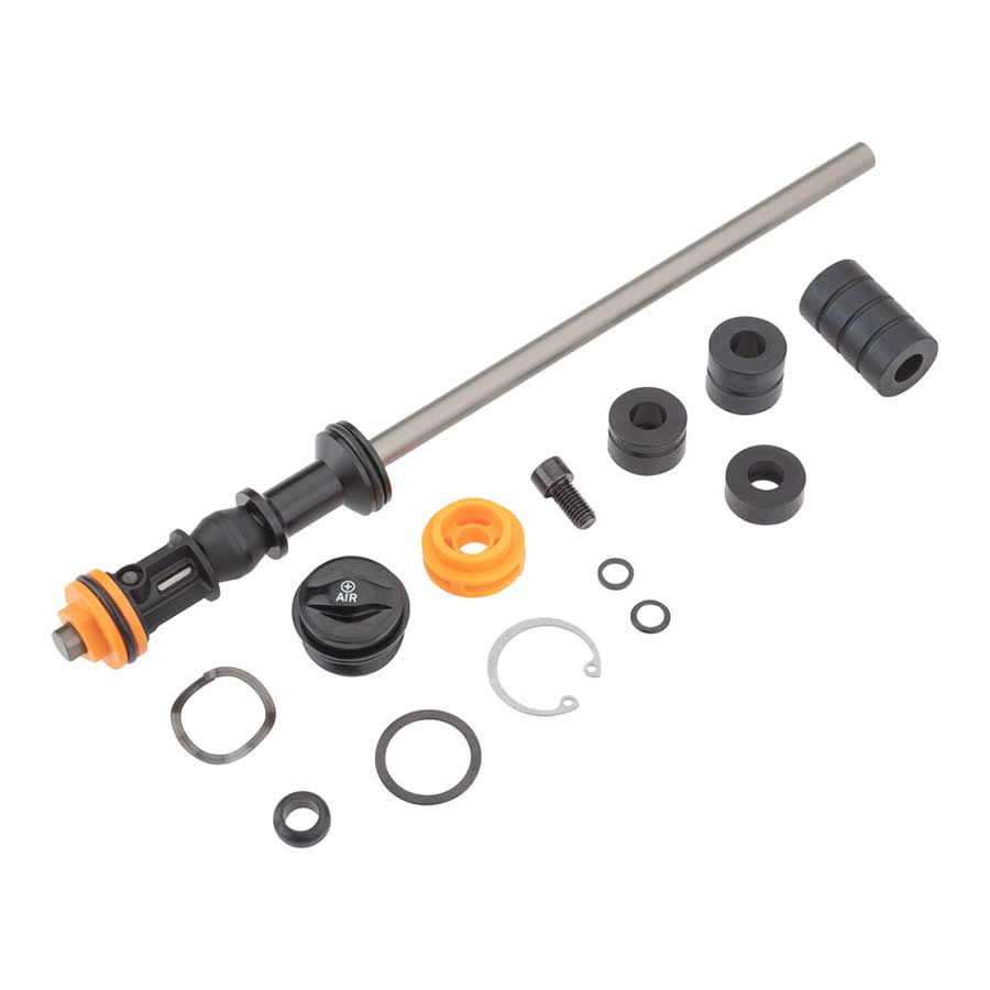 Conjunto de resorte RockShox DebonAir (100-160 mm), tapa superior, espaciadores de recorrido del resorte, perno del eje, 35, dorado, A1