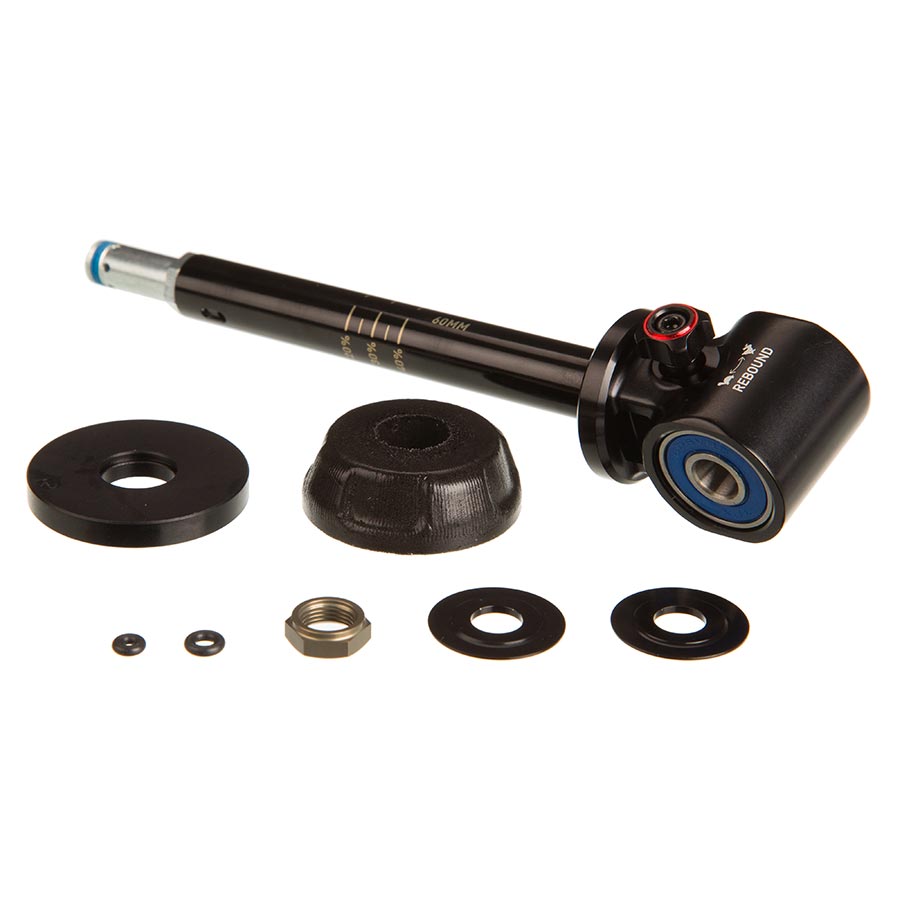 Conjunto de eje de amortiguador trasero RockShox - Super Deluxe con ojal de eje de cojinete de bobina de 60 mm A1-A2