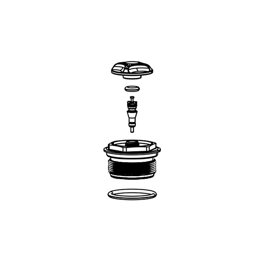 RockShox Air Top Cap Solo Air 30mm 30 Gold A1