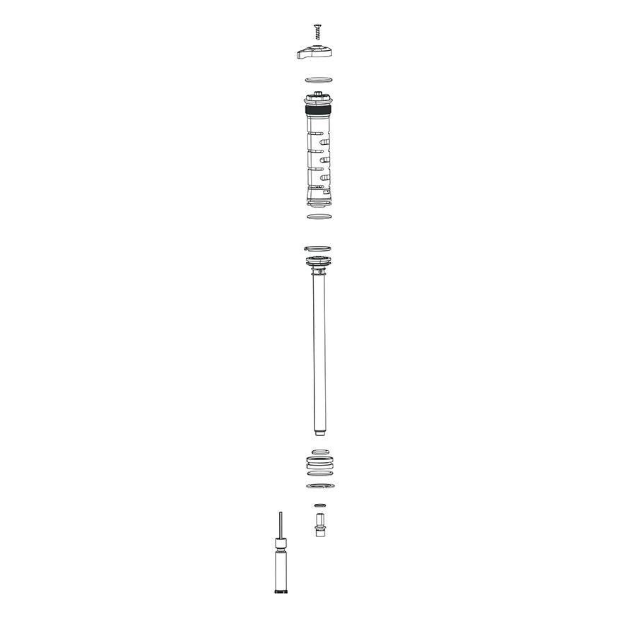 Amortiguador de compresión RockShox Motion Control RL, amortiguador de rebote, cabezal de sellado Sektor C1