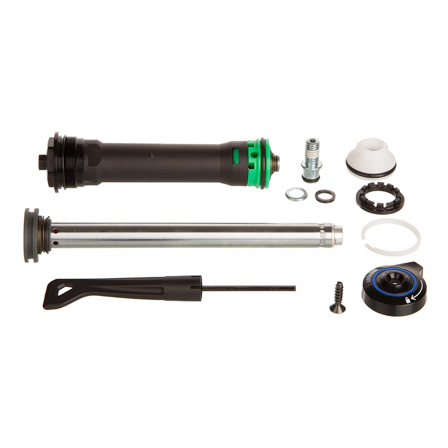 Conjunto de amortiguador de horquilla RockShox - Corona de 26", paso de rosca de 0,8 mm, Judy Silver A1+/ 30 Silver A3+, 2018+