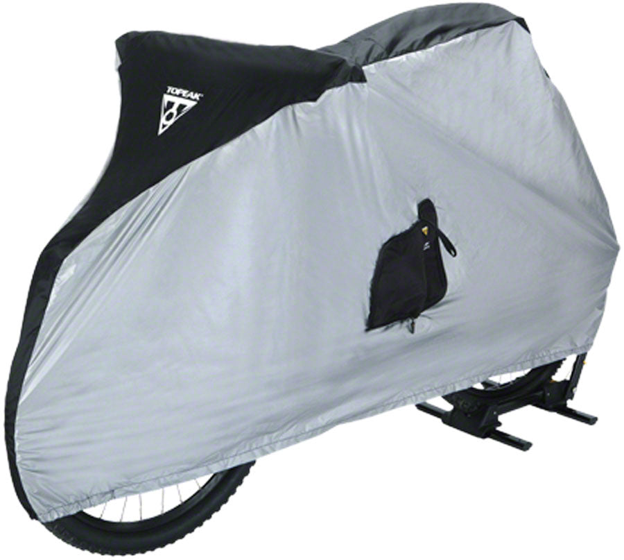 Funda Topeak para bicicletas MTB de 26" (blanco/negro)