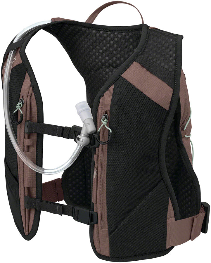 Mochila de hidratación Osprey Escapist Velocity 3 - Marrón magma/Morado saúco (tallas grande y extragrande)