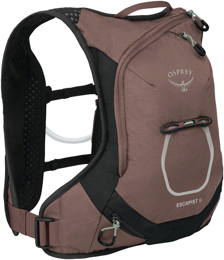 Mochila de hidratación Osprey Escapist Velocity 6 - Marrón magma/Morado saúco (tallas grande y extragrande)