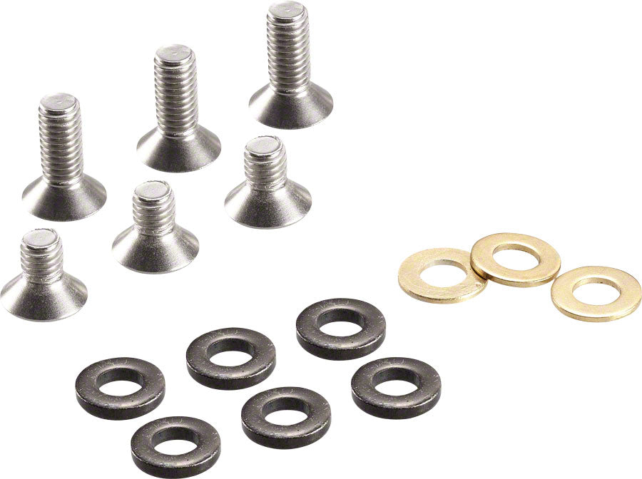 Kit de pernos e*thirteen ISCG de 10 mm/16 mm con espaciadores de línea de cadena y pernos de cabeza plana