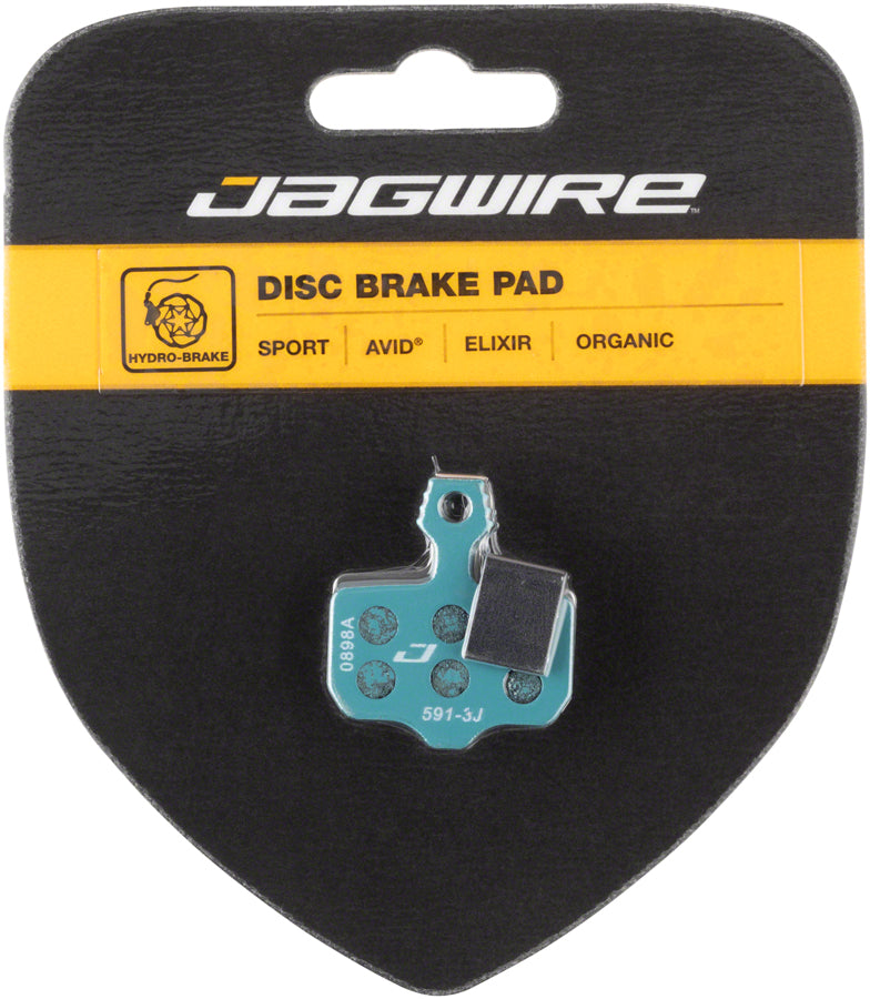 Pastillas de freno de disco orgánicas Jagwire Sport: para varios modelos SRAM Level Avid Elixir