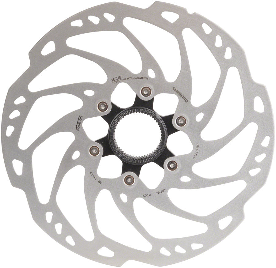 Shimano SLX SM-RT70 Disc Brake Rotor - Center Lock, Silver