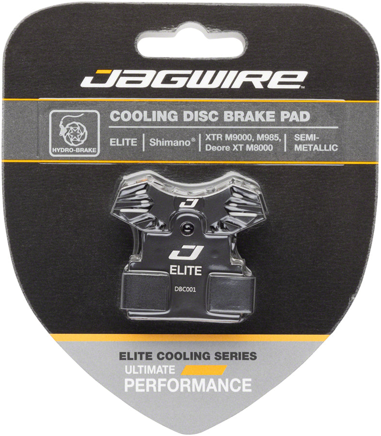 Pastilla de freno de disco Jagwire Elite Cooling compatible con Shimano M9000, M9020, M985, M8000, M785, M7000, M666, M675, M615, S700, R785, RS785