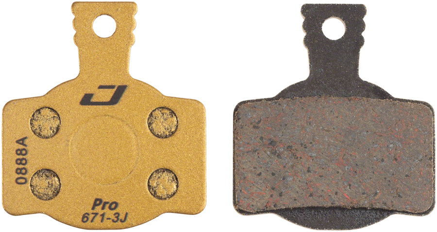 Pastilla de freno de disco semimetálica con respaldo de aleación Jagwire Mountain Pro para Magura MT8 MT6 MT4 MT2