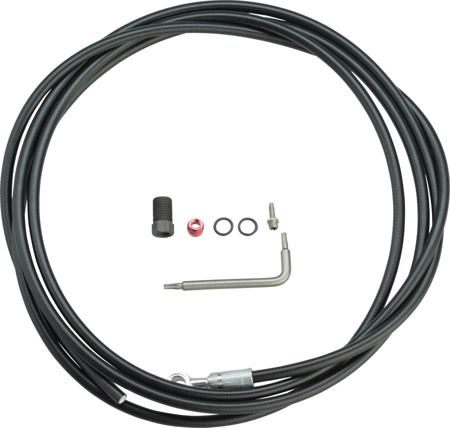 Kit de línea hidráulica Avid negro 2M compatible con Juicy Elixir XX 2010-11