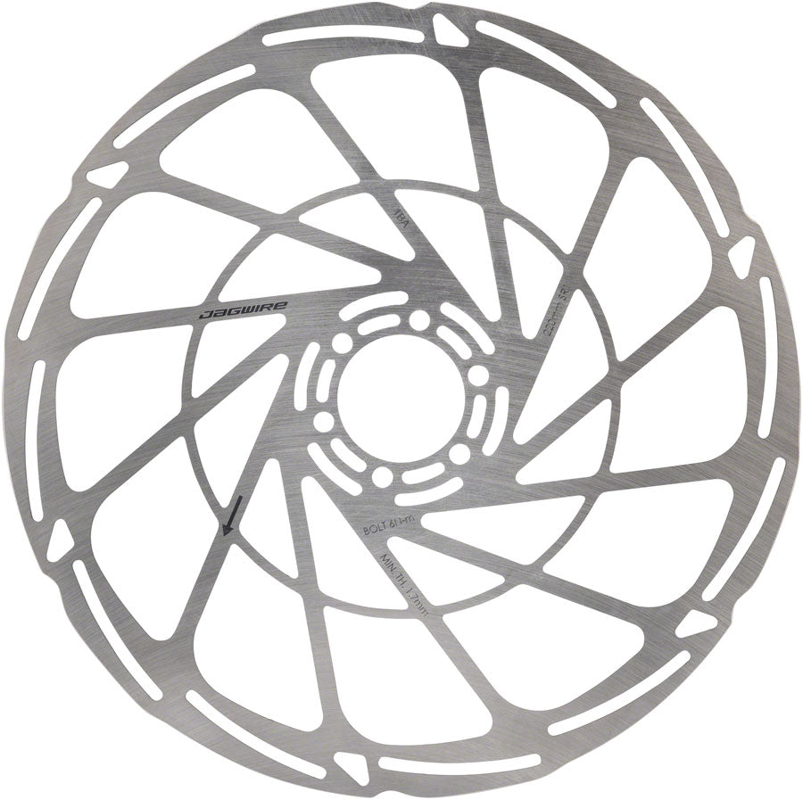 Disco de freno Jagwire Sport SR1 - 220 mm, 6 pernos, plateado