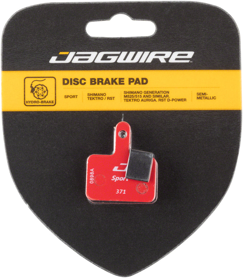 Pastillas de freno de disco semimetálicas Jagwire Sport - Para Shimano Acera M3050 Alivio M4050 Deore M515/M515-LA/M525/T615