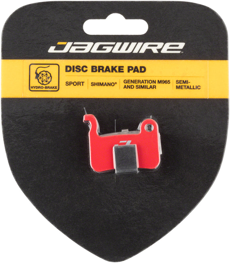 Pastillas de freno de disco semimetálicas Jagwire Sport - Para Shimano XTR M965/M966/M975 SLX M665 Saint M800 Deore XT M765/M775/M776