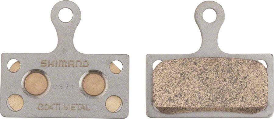 Shimano G04Ti Disc Brake Pads Spring - Metal Compound Titanium Back Plate One Pair