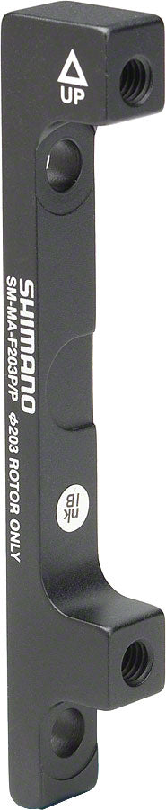 Adaptador de freno de disco Shimano F203P/P, rotor de 203 mm, pinza de 74 mm, horquilla de cuadro de 74 mm